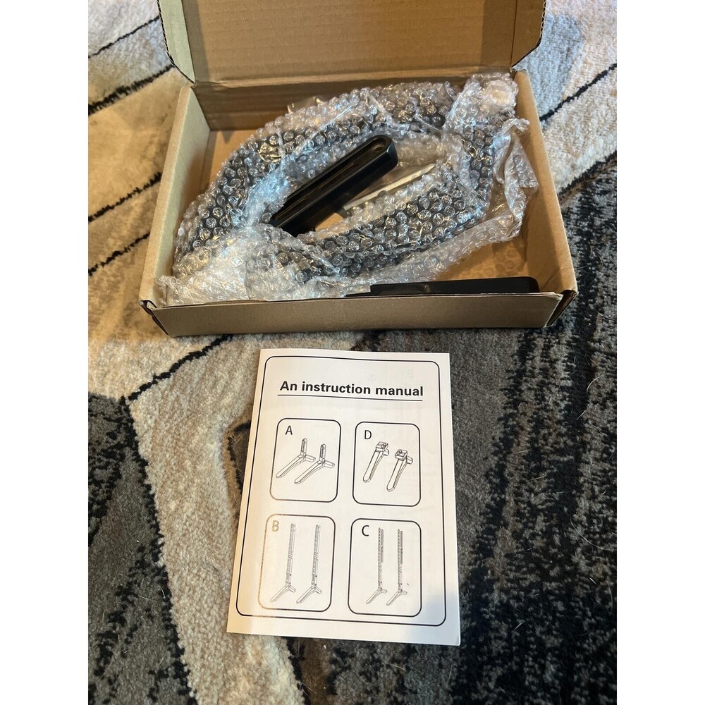 Adjustable TV Stand Legs Mounting Base Kit with Screws and Hex Key